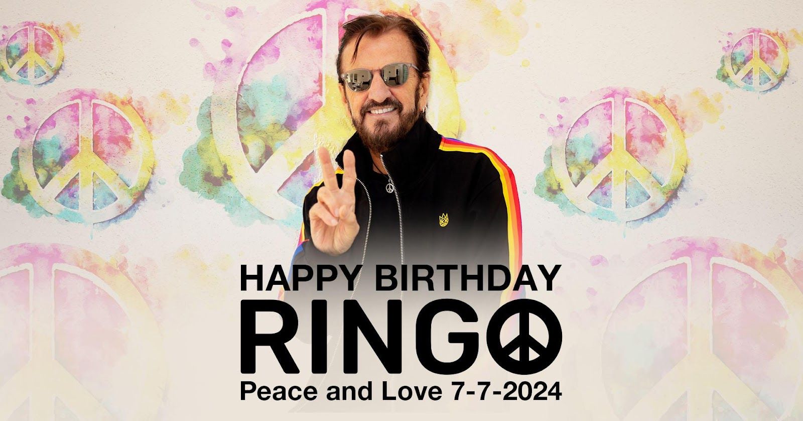Ringo Celebrates His Birthday With His Annual Peace & Love